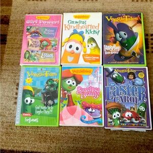 VeggieTales dvd set of 6